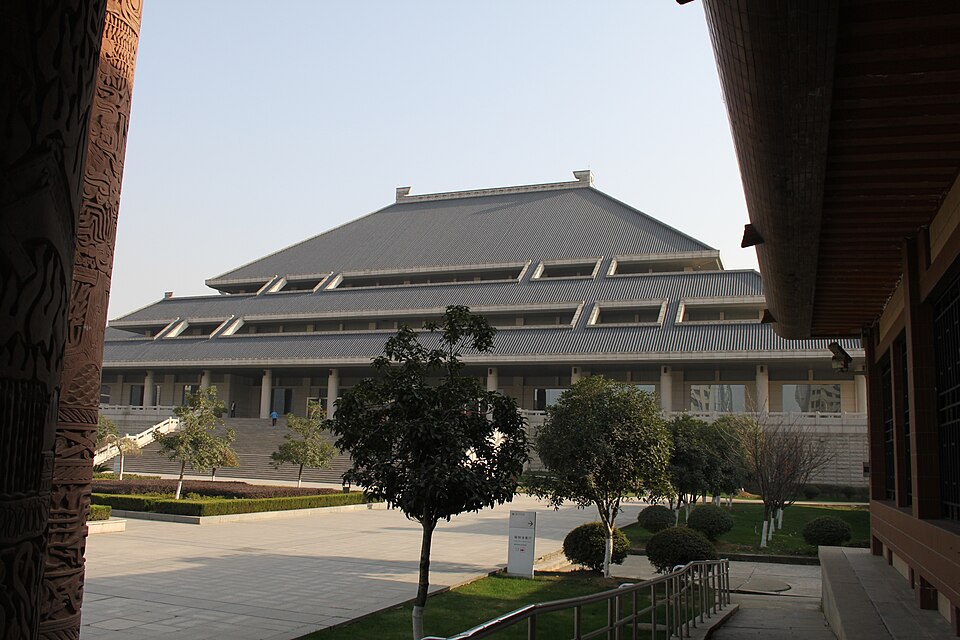 湖北省博物馆建筑,2010年资料照片